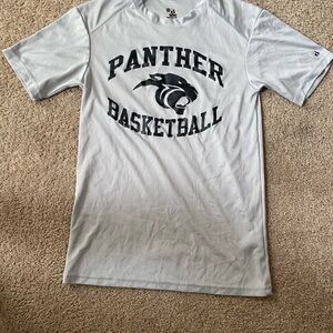 Badger gray and black panther basketball shirt